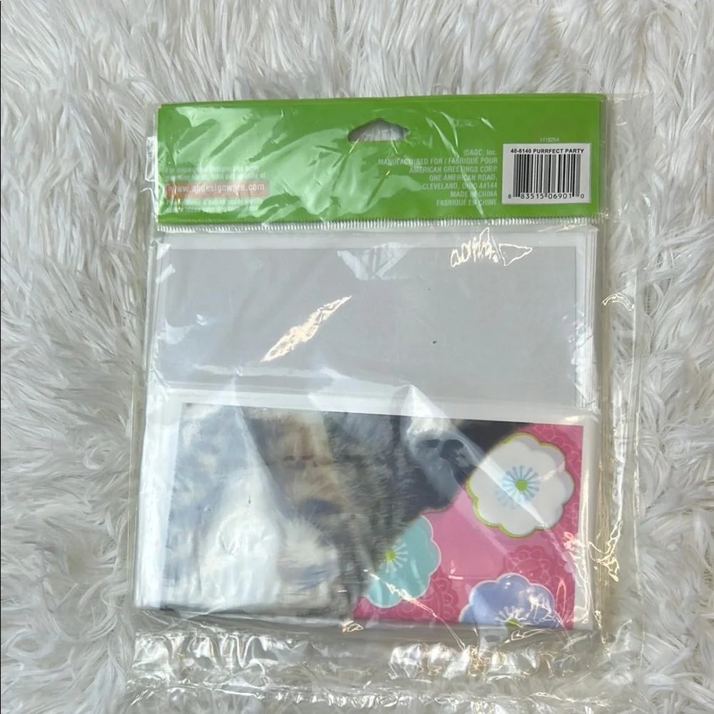 DesignWare Pink Kitten/Cat Party Favor Treat Gift Bags. 6 Sets of 8 bags